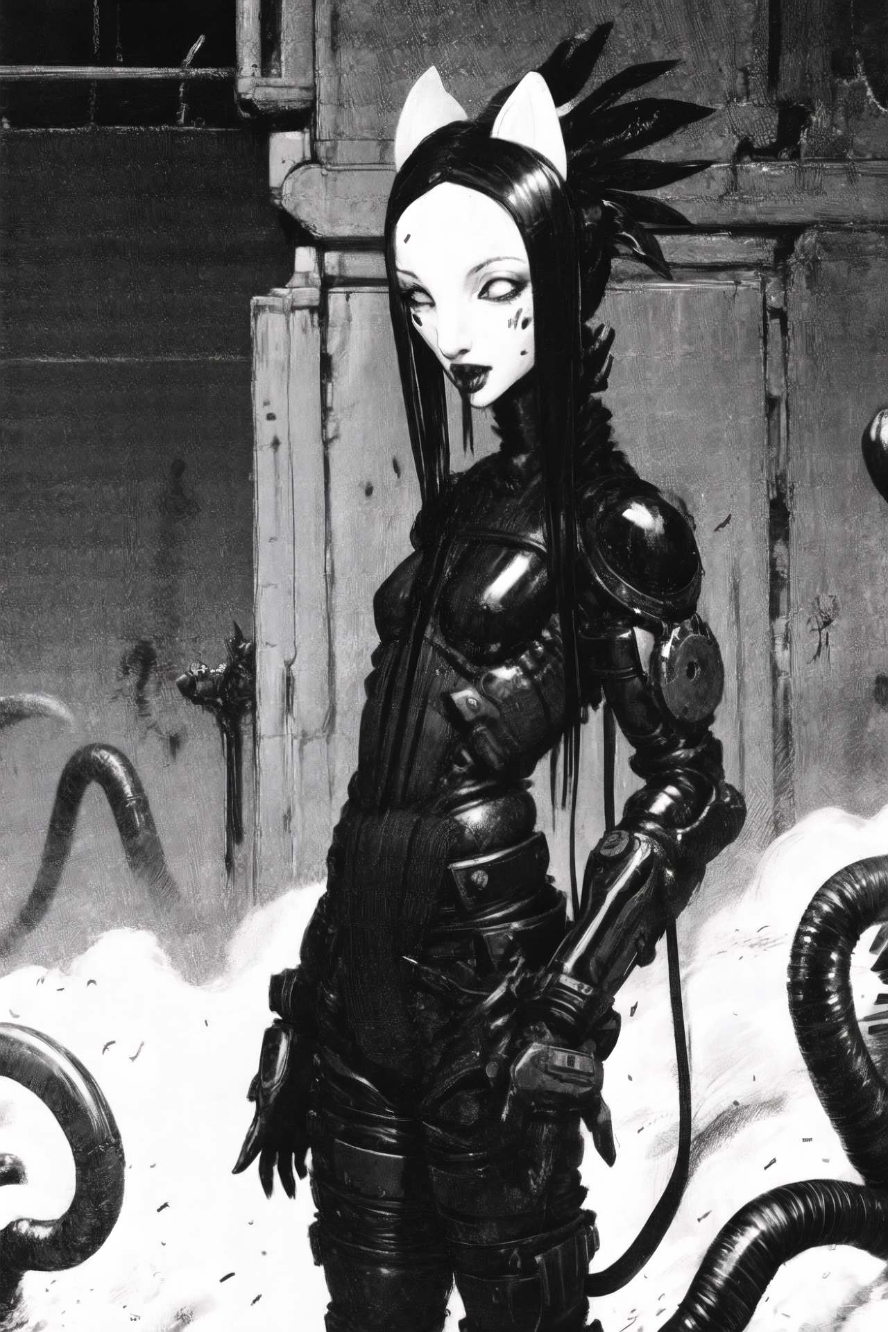 weird stuff <lora:Blame!:1>