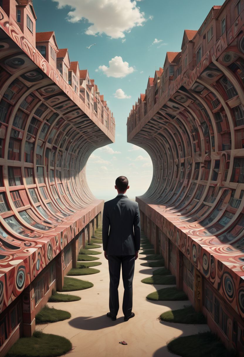 A surreal mind bending optical illusion