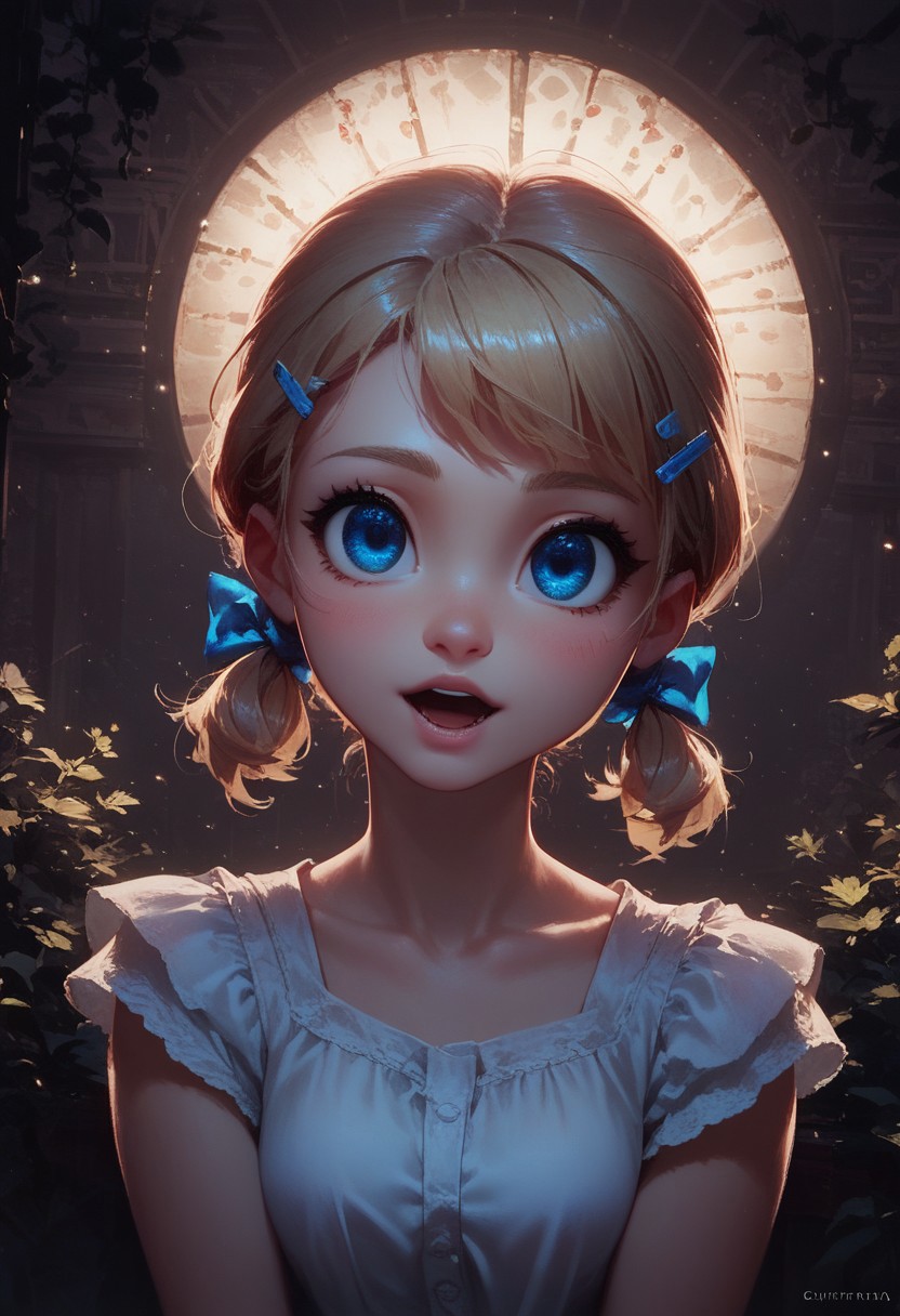 score_9, score_8_up, score_7_up, 1girl, cute, short pigtails, head tilt, open mouth, cute, blue eyes, 
highly detailed, intricate, zzCitronCAT, dynamic lighting,