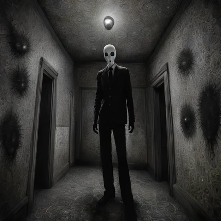 <lora:DeepDream:1>raw photo of slenderman,  goth, nikon, award winning, breathtaking, groundbreaking, superb, outstanding, photoshopped, dramatic lighting,  DeepDream