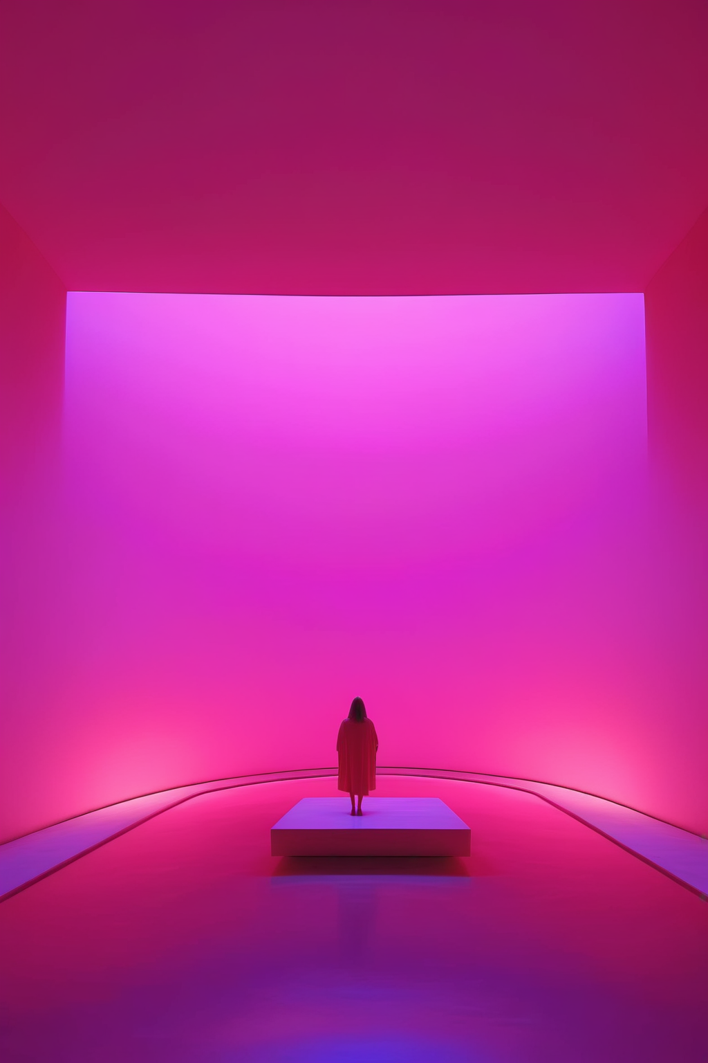 <lora:James Turrell Style:1>James Turrell Style - Capture a realistic photograph of a James Turrell exhibit