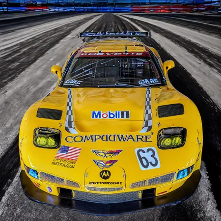 Chevrolet Corvette LM-GT C5,UHD, retina, masterpiece, anatomically correct, textured skin, super detail, best quality, award winning, 8k, ultra-sharp