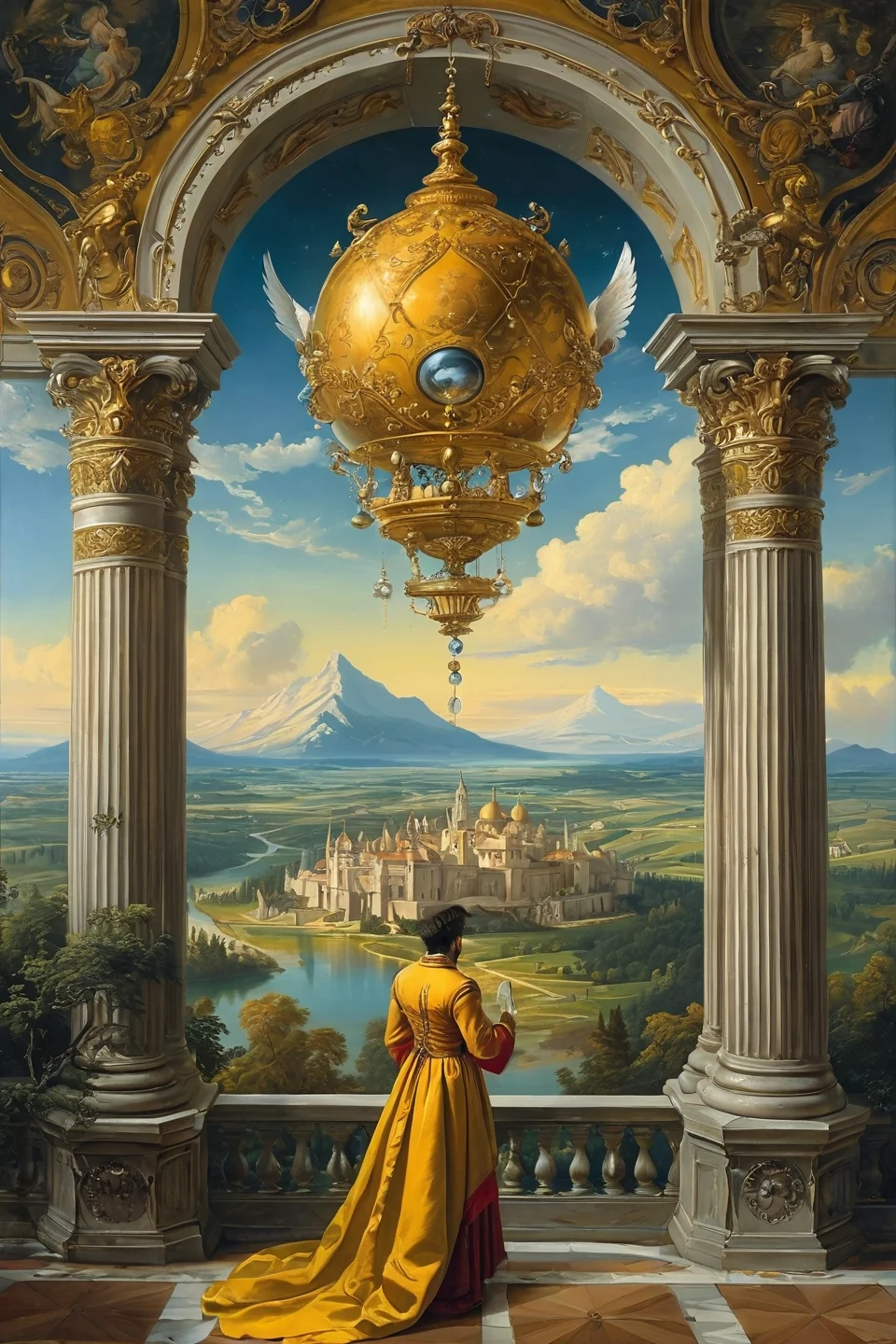 Baroque, Baroque, landscape,creator landscape, "a rough golden crystal with human head and hands, poster art by makoto shinkai, featured on pixiv, environmental art, official art, anime, movie poster",
<lora:clear:0.15> style of Michael Cheval.
<lora:greg_rutkowski_xl_2:0.3> greg rutkowski,
clear <lora:tbh129-sdxl:0.3>,
<lora:extremely_detailed:0.7> extremely detailed ,
<lora:add-detail-xl:0.7>,, Fantasy painting art style, imaginative, dynamic composition, professional-grade execution, creates immersive world and landscape, painterly, epic, magical, dramatic, exuberant, grandeur, baroque art, oil painting art style from Renaissance period, masterful composition, Renaissance mood, renaissance oil painting, brush strokes, dramatic, exuberant, grandeur, baroque art