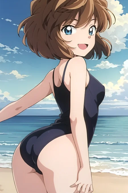 Haibara Ai/retro style/Detective Conan