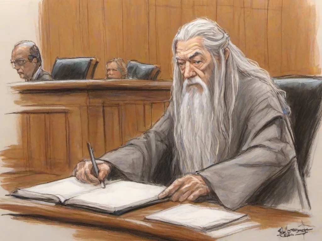 Masterpice,High Quality,
<lora:PE_CourtRoomSketch:0.8> PECourtRoomSketch,courtroom,
gandalf from lord of the rings