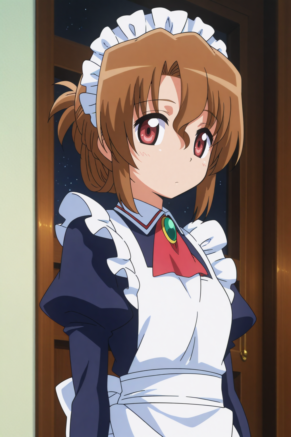maria maid <lora:Hayate_no_gotoku-illustrious:0.8>