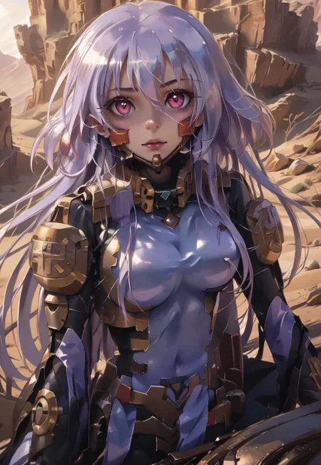 safe_pos, (score_9:0.9),score_8_up,score_7_up,rating_safe,anime style,(zPDXL),(zPDXL3),<lora:The Iris Swordsoul ponyXL v1.1:0.76>,purple eyes,light purple hair,fleurdelis, the iris swordsoul, 2girl, double, smile, closed mouth, smile,
schwarzesmarkenfortifiedsuit, pilot suit, impossible bodysuit,red eyes,,desert,schwarzesmarkenfortifiedsuit, pilot suit, impossible black bodysuit, whole body, crawl on all fours, Sexy Pause,