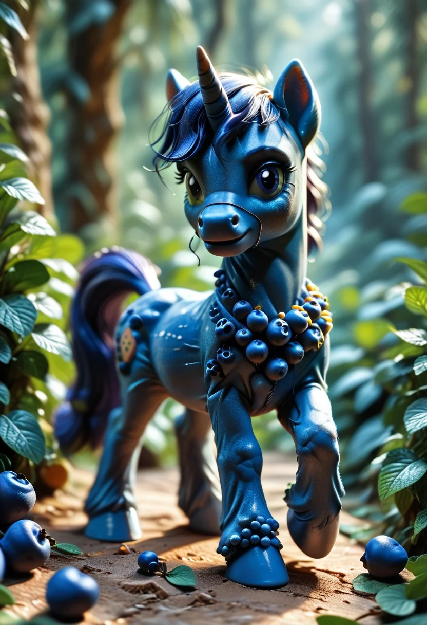 score_9, score_8_up, score_7_up, Realistic, BREAK,
World Morph (Blueberry), pony unicorn