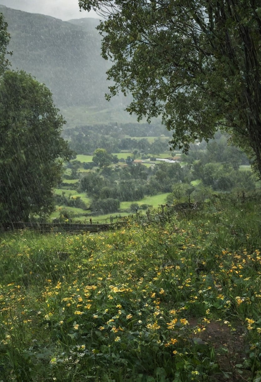 sanctuary, sunlight, nature, outdoors, scenery, flowers, rain mcaview, aincionview