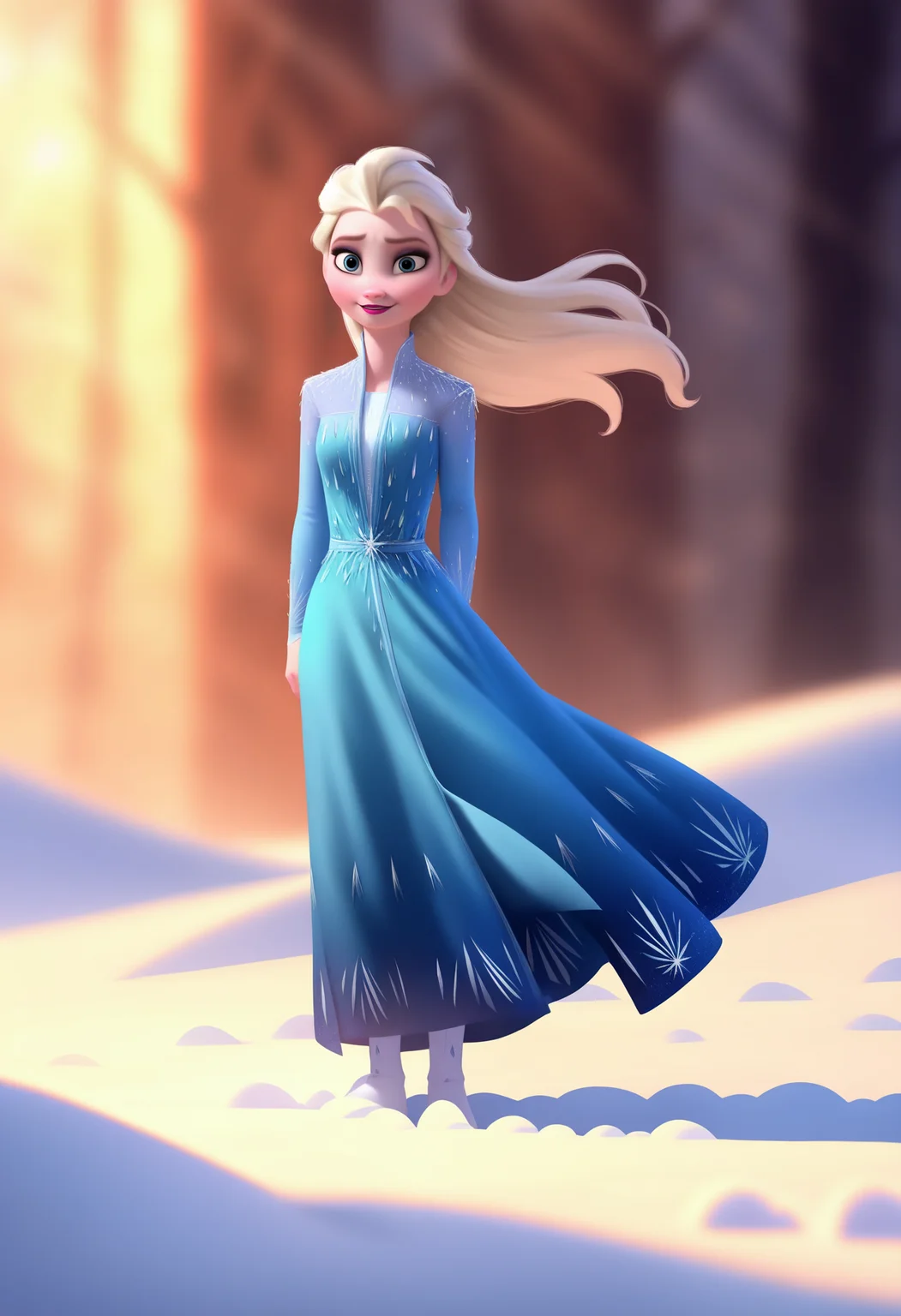 best quality, amazing quality, very aesthetic, absurdres,
BREAK
1girl, elsa \(frozen\), blonde hair, long hair, blue eyes,
blue dress,
wind, snow, winter, magical wind, solo, looking at viewer, <lora:ElsaNoobXL_byKonan:1>