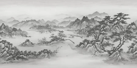 360panorama,<lora:山水-000001:1.2>,(sphere panorama:1.5),<lora:HMSG360å
¨æ¯XL-V1.0:0.8>,Chinese landscape,ink wash painting,monochrome,spherical panorama,white margins top and bottom,tranquil traditional scenery,serene mountains and rivers,classical pavilions,misty atmosphere,ink on rice paper effect,digital ink,subtle ink gradations,ultra-high resolution,pure natural beauty,ancient charm,360-degree panoramic view,harmonious natural elements,without modern elements,