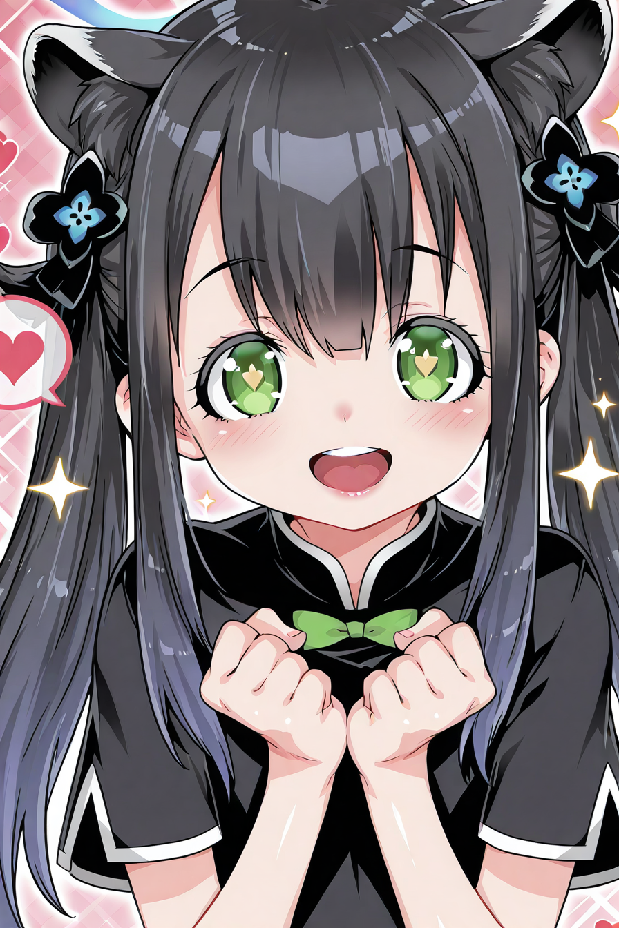 detailed background, shiny skin, posing,
safe, general, 
heart, bloom, glitter, sparkle, 
<lora:mdoh.il:1>,
mdoh,
shun_small_(blue_archive), 
upper body, happy, looking at viewer, 
short sleeves,