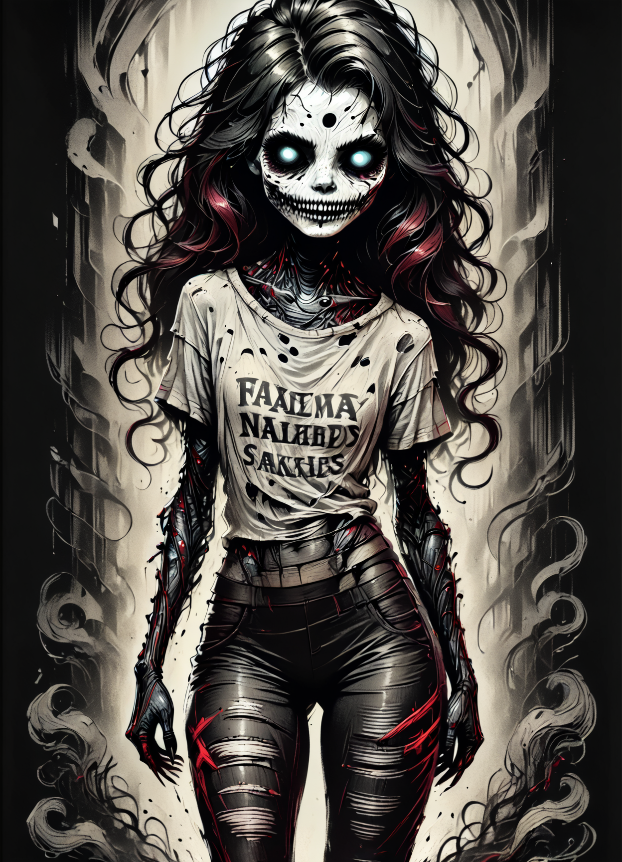 DonMB01dD4rkXL score_9, score_8_up, score_7_up, score_6_up, female tailraiders, , pants/leggings rating_safe   <lora:DonMB01dD4rkXL-pony:1>