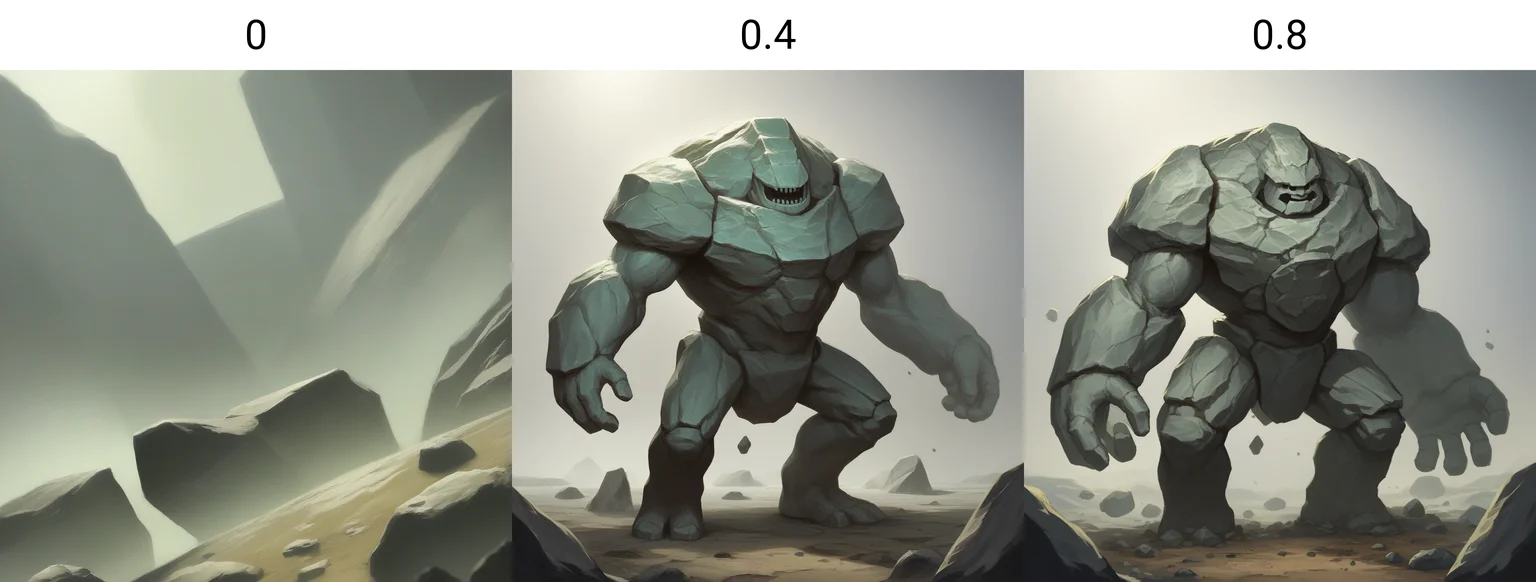 score_9, score_8_up, score_7_up, score_6_up, score_5_up, score_4_up, zPDXL2,source_anime,rating_questionable, <lora:Golems:0> gol3em, no humans, rock golem,