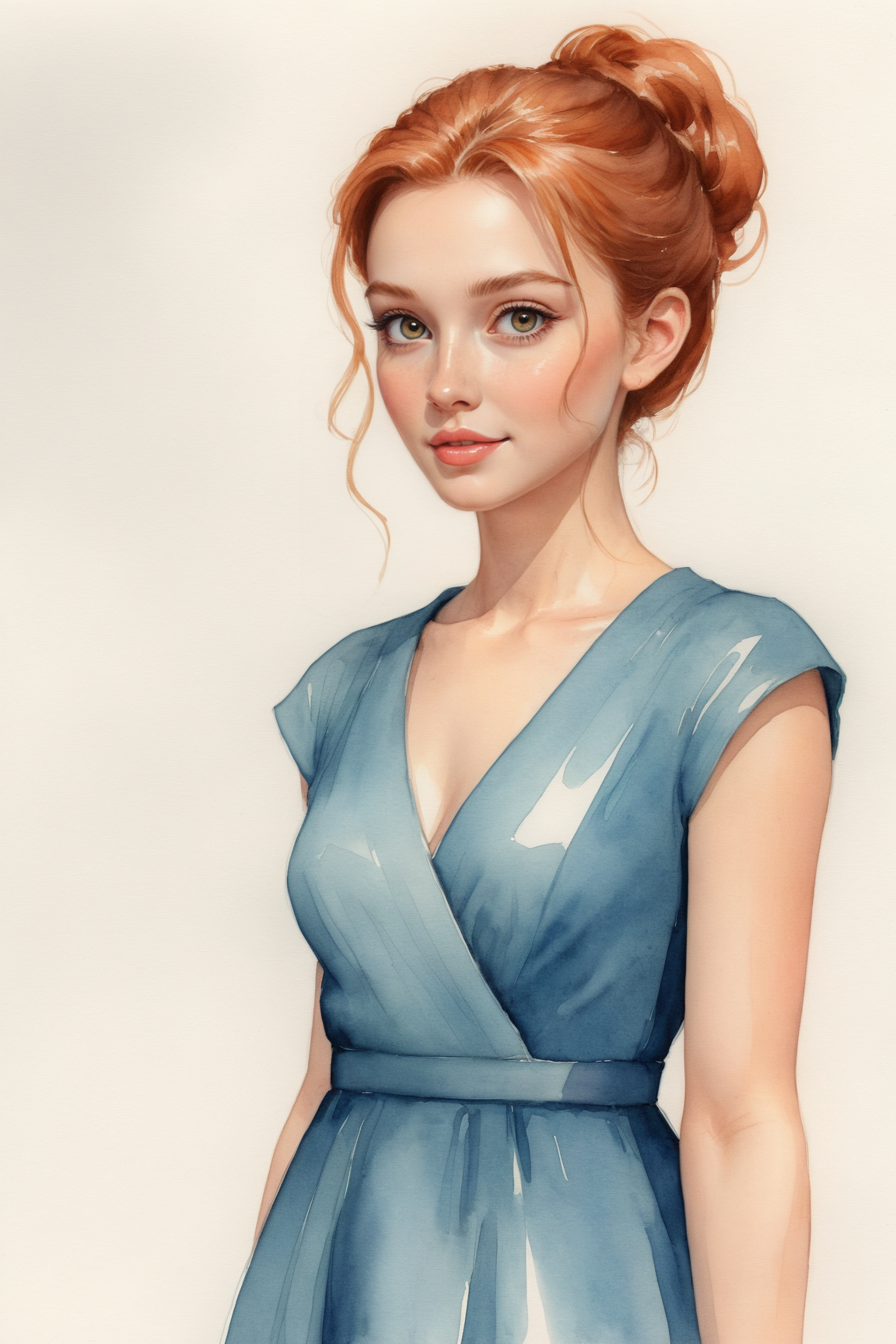 by Ammi Phillips and J. Scott Campbellin the style of Glen Keane,  watercolor <lora:watercolor_by_ntc:0.90>   <lora:more_art:0.30> <lora:RMSDXL_Enhance:0.45> <lora:RMSDXL_Creative:0.45> <lora:RMSDXL_Photo:0.45> <lora:RMSDXL_Darkness_Cinema:0.45> <lora:clothing_slider:0.00> <lora:great_lighting:1.00> <lora:aesthetic:1.00> <lora:looking_at_viewer:1.00> <lora:photorealistic_portrait_v2:0.25> <lora:attractive_v2:0.10> <lora:extremely_detailed_v2:0.25> <lora:add_detail:0.75> <lora:perfect_eyes:0.25> <lora:perfect_hands:0.50>