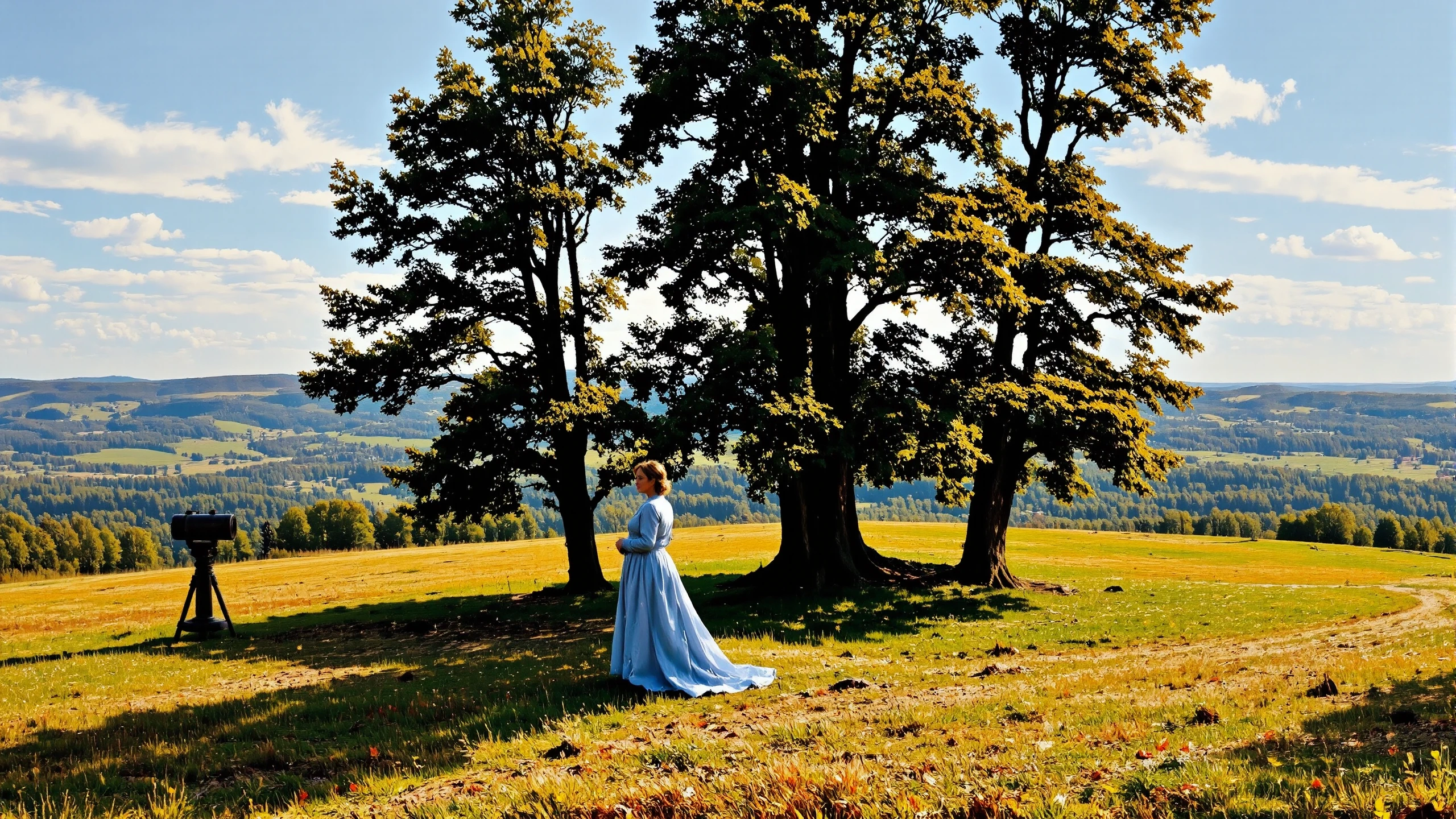 observatory, beautiful Polish landscape,  woman, multilayer paint splash style, <lora:Hand v2:1> <lora:Anti-Blur:1> <lora:Insane Detail Slider:0.5>   <lora:Flux.1_Turbo_Detailer:0.6>   <lora:flux-photo-transparent_Alpha_1.0:0.8> <lora:flux.1_lora_flyway_Epic-detail_v2:1>   <lora:Painterly01b_CE_FLUX_AIT:0.8> pntrlyCE_style