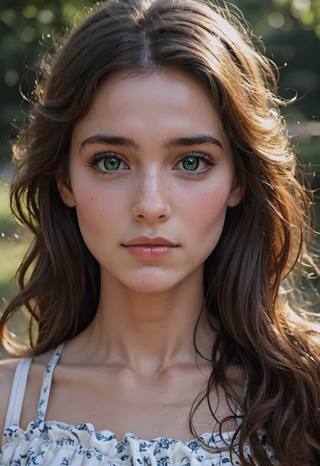 photo of a girl,age18,pale blue and green eyes,glossy eyes, Thorough,analog style,female focus,highest quality,(highly detailed skin),perfect face,skin pores,(bokeh:0.6),sharp focus,dappled lighting,(backlighting:0.7),film grain,photographed on a Sony A7R IV,18mm F/1.7 cine lens,(highly detailed, intricately detailed),8k,HDR,front view,(full body visible:1.2) . embedding:EZRealPONYXL,, score_9, score_8_up, score_7_up, score_6_up,