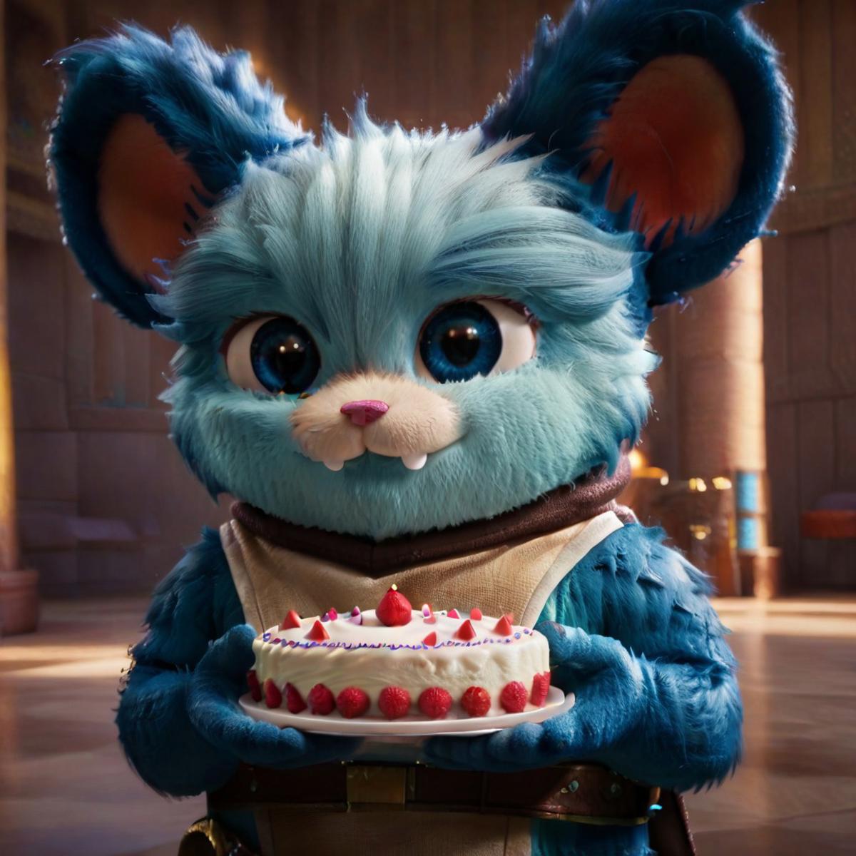 (((furry character))), (((Nubs_pooba))) eating cake in the canteen, portrait, BREAK, masterpiece, ((detailed background)), ((dynamic background)), 8K, (masterpiece:1.5), intricate details, highly detailed, extreme detail, octane render, unreal engine, ((anime art)), best quality, highres, (detailed face:1.5), ((full_body)), UHD, (((perfect hands))), low light