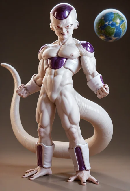 score_9, score_8_up, score_7_up, score_6_up, score_5_up, score_4_up, BREAK,
1boy, frieza, red eyes,
full body, tail, clenched hands,
evil smile, standing, earth \(planet\), looking at viewer, planet, solo, space <lora:FriezaXL:1>