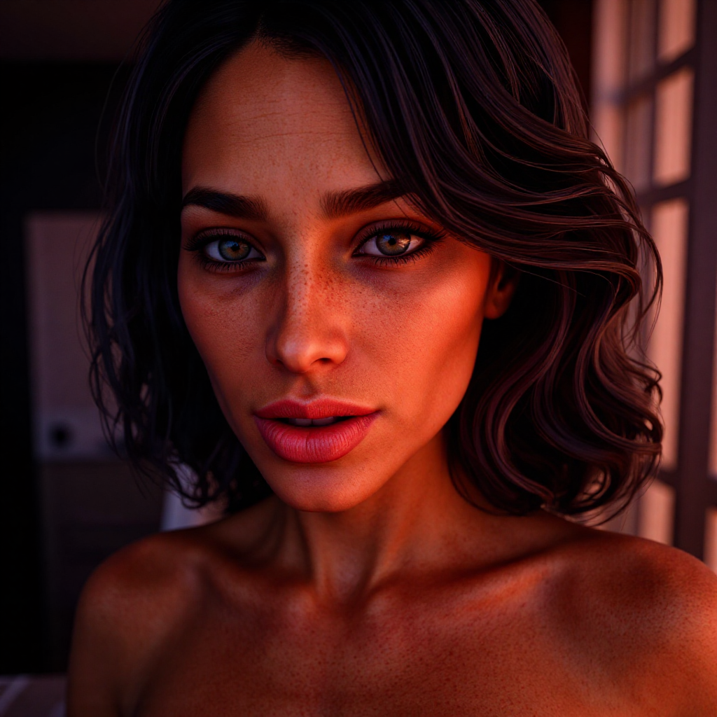 Frank Miller inspired women, movie sin city, comic sin city, hyper detailed texture skin, enchanting pose, flowing hair, captivating expression, intricate details, vibrant colors, soft lighting, photo-realistic, raw, lifelike, 