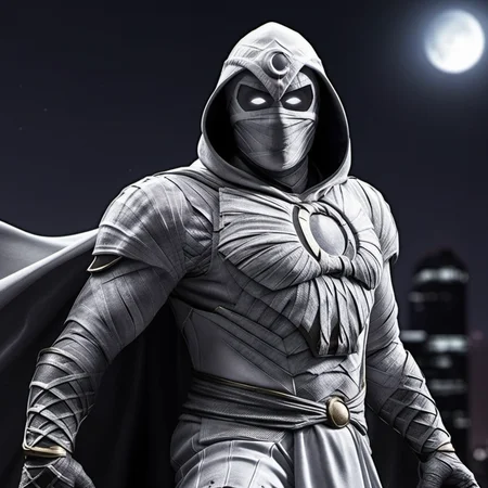 MoonKnight1024, a man, fighting pose, detailed eyes, highly detailed , photography, ultra sharp, film, bokeh, professional, 4k, highly detailed <lora:add-detail-xl:1.5> <lora:MoonKnight1024:0.8>