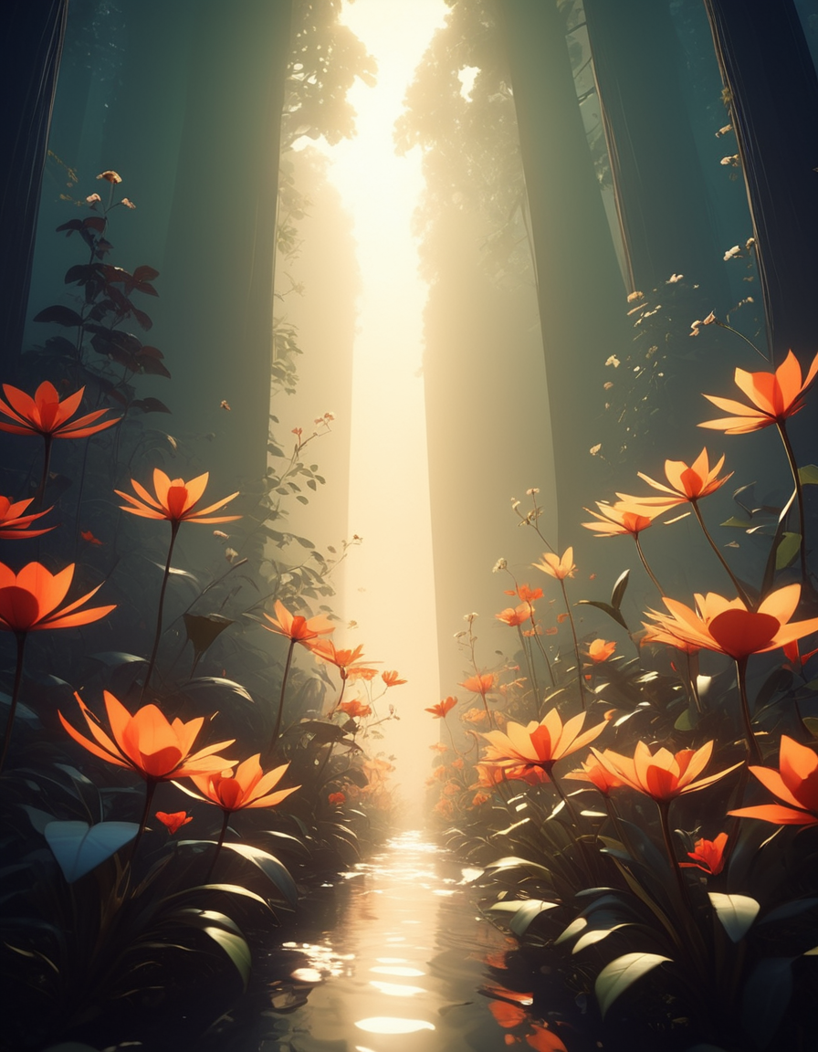 cinematic film still <lora:CivitAI__Style_Fusion_-_FFusionAI_Entry:0.6>, designed by wlop, ilya kuvshinov, greg rutkowski and alphonse mucha, digital art, crowded flowers, concept art, (Pterodactyl:1.3) , it is Old, 4K, split diopter, wallpaper, Tranquil, split lighting, CMYK Colors, Flickr, arthouse . shallow depth of field, vignette, highly detailed, high budget, bokeh, cinemascope, moody, epic, gorgeous, film grain, grainy