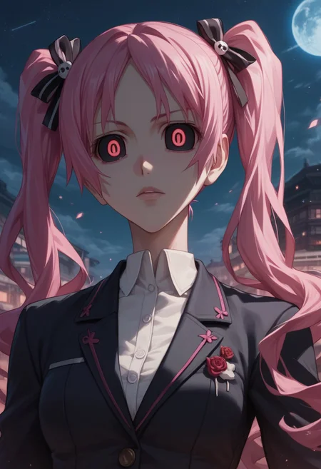 score_9_up, score_8_up, score_7_up, source_anime, extreamly detailed, beautiful detailed face, complex detailed background, completely clothes, BREAK,
SHIMIZU MEGUMI, SHIKI FORM, void eyes
