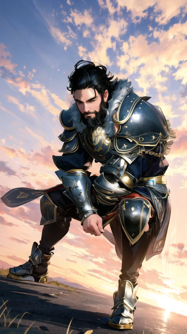 BDOboy, 1boy, armor, beard,
(extremely detailed CG unity 8k wallpaper, masterpiece, best quality, ultra-detailed, best shadow, volumetric lighting), High contrast, (best illumination),
mksks style, village, japan, outdoors,