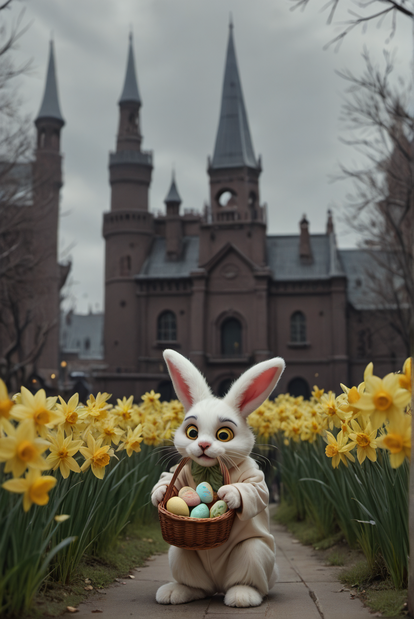 Generation Mode:

sdxl_txt2img

Positive Prompt:

score_9, score_8_up, score_7_up, Happy3aster, yellow flowers, easter eggs in basket, dark tower, ominous and crackling with forbidden energies of the past,

Negative Prompt:

low quality, pixelated, nsfw, cleavage, nipples

Positive Style Prompt:

score_9, score_8_up, score_7_up, Happy3aster, yellow flowers, easter eggs in basket, dark tower, ominous and crackling with forbidden energies of the past,

Negative Style Prompt:

low quality, pixelated, nsfw, cleavage, nipples

Model:

ponyRealism_v21MainVAE (SDXL)

VAE:

fenrisxl_SDXLLightning (SDXL)

Width:

840

Height:

1256

Seed:

3157272588

Steps:

35

Scheduler:

euler_a

CFG scale:

4

CFG Rescale Multiplier:

0

Seamless X Axis:

false

Seamless Y Axis:

false

High Resolution Fix Enabled:

false

LoRA:

Happy3aster Pony (SDXL) - 0.75