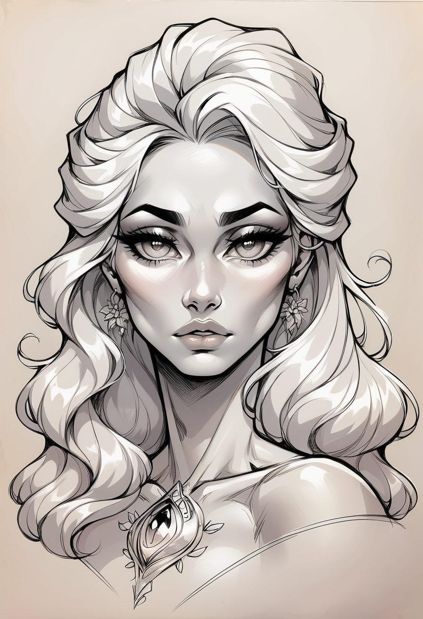 score_9, score_8_up, score_7_up, score_6_up, score_5_up, score_4_up, 1woman,  digital art, beautiful eyes,  sketch,