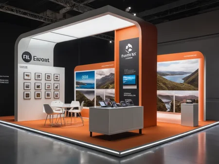 <lora:JJsExhibition_Stand_XL:.7> ,((Exhibition Stand)), building,masterpiece , best quality, RAW photo, subject, 8k uhd, dslr, soft lighting, high quality, film grain, Fujifilm XT3, indoors,  scenery,t, real world location,, enough detail, high resolution, 8k, HD, super realistic, Photorealistic, highly detailed,