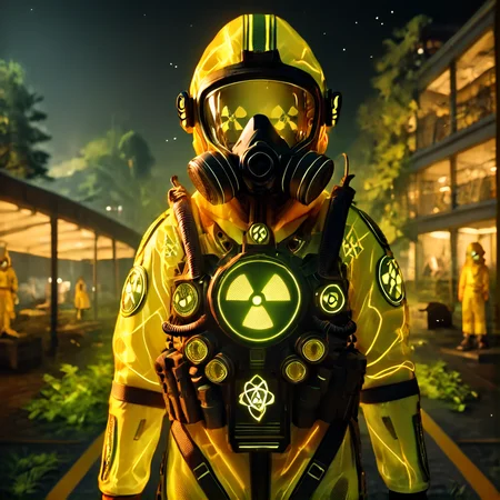 score_9, score_8_up, score_7_up,score_6_up, score_5_up,score_4_up, source_anime BREAK overalldetail,
<lora:nuclearhazard_Pony:1>nuclearhazard,
1girl,clothes,, transparent, , see-through,yellow theme,hazmat suit,gasmask
