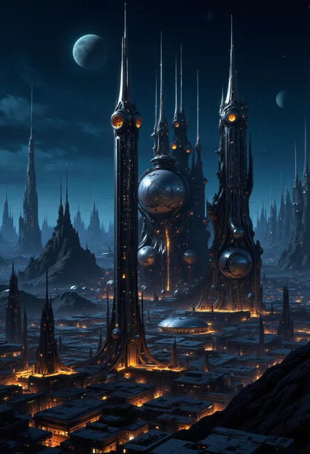 The Eastern Orthodox church in the futuristic megapolis at night. Slavic architecture. There is a moon in the sky.
<lora:artilands:0.5>,
<lora:Sci-fi_env_flux:0.5>,
<lora:FluxMythP0rtr4itStyle:1> mythp0rt,