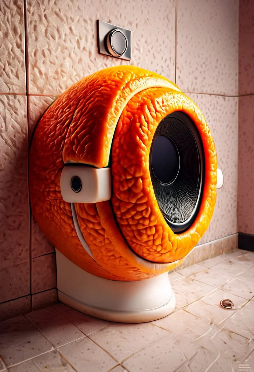 score_9, score_8_up, score_7_up, source_real, rating_safe, orange peel, toilet, in the city, masterpiece, best quality, Photo Realistic, ultra-high res, 4k, insanely detailed, sfw,