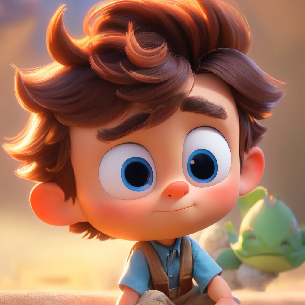 Masterpiece,best quality,highres,extremely clear 8K wallpaper,high quality,1boy,solo,MG_IP,PIXAR,<lora:3d cute SDXL:1.2>,