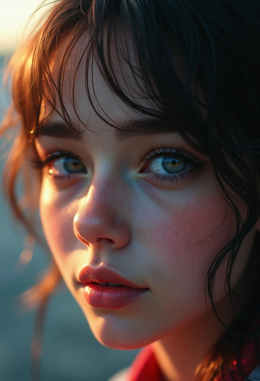 hyperrealistic digital painting by Jeremiah Ketner and Charlie Bowater and Stanley Artgerm and Thomas Saliot and J. Scott Campbell, shallow depth of field, bokeh, incredibly detailed, real