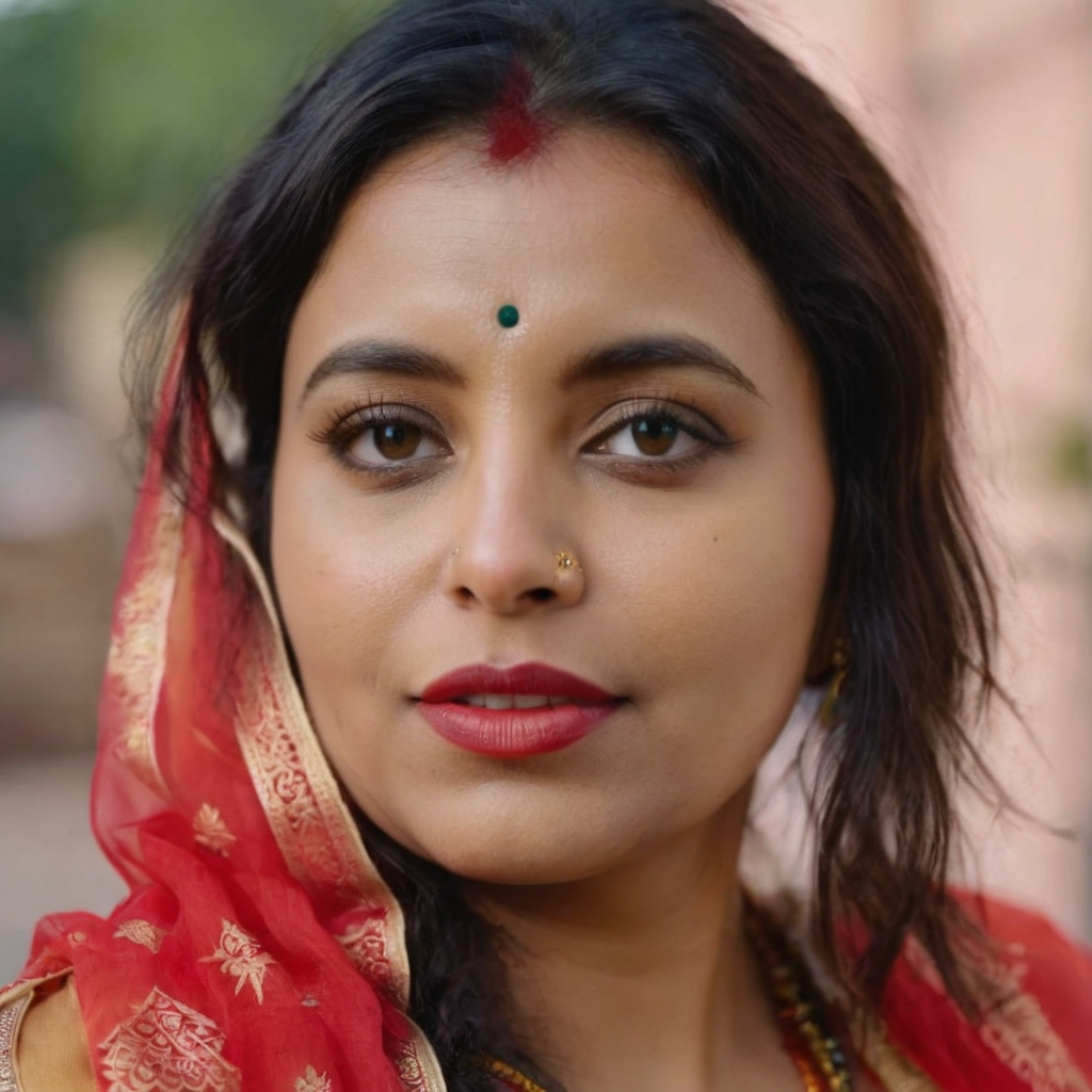 cinematic photo portrait of Ritu woman. 35mm photograph, film, bokeh, professional, 4k, highly detailed