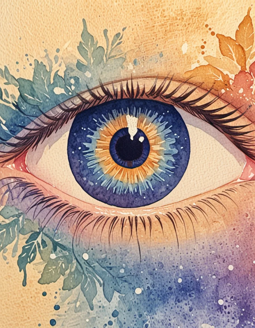 novuschroma75 style watercolor macro of an eye with eyeshadow <lora:novuschroma75 style:1>, <lora:sdxl_lightning_8step_lora:1>