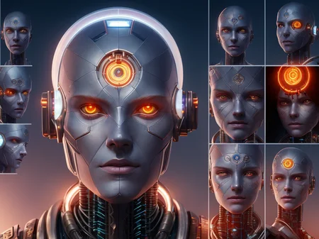 (D&D character sheet:1.3), (blueprint:1.3), (schematic:1.3),(multiple views:1.2), (labels:1.2), (highly detailed:1.2),(best quality:1.2),8k,sharp focus,(subsurface scattering:1.1)
(beautiful detailed cyborg girl), beautiful skin, (thick black tattoos on face and body:1.2), (full body:1.2), (dynamic pose:1.2), (wide shot:1.2),(emb-rrf-low:0.8), (cyberpunk:1.2), neon glow, (detailed cybernetic eyes:1.1),rpg,elden ring,
(hyperrealistic:1.2), cinematic lighting, highly detailed, artstation, concept art, illustration, smooth, sharp focus, artgerm, greg rutkowski, alphonse mucha, editor's pickup, trending on artstation, trending on deviantart, wlop