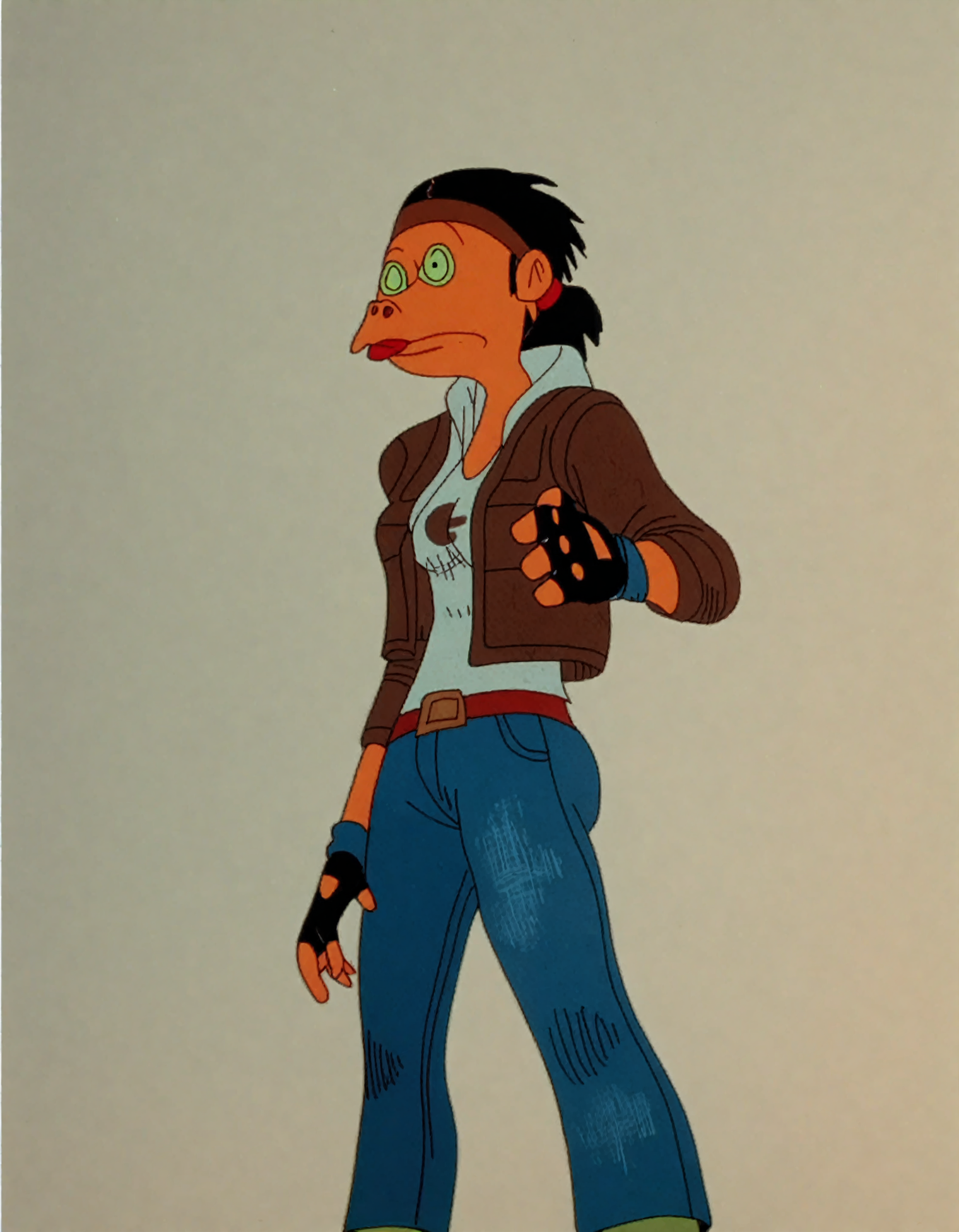 <lora:FritzTheCat_pony_v1:1> a frame from the movie "Fritz the Cat \(1972\)",cartoonish,   <lora:Alyx:1> alyx_vance, denim, jeans, fingerless gloves, score_9, score_6_up, score_7_up