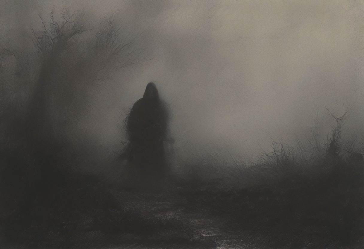 impactful paint of The  Reaper  in a country road  <lora:Desolation:0.7>,  ,    highly detailed,   8k,   sharp,  professional, clear,   high contrast, high saturated, , vivid deep blacks, crystal clear
