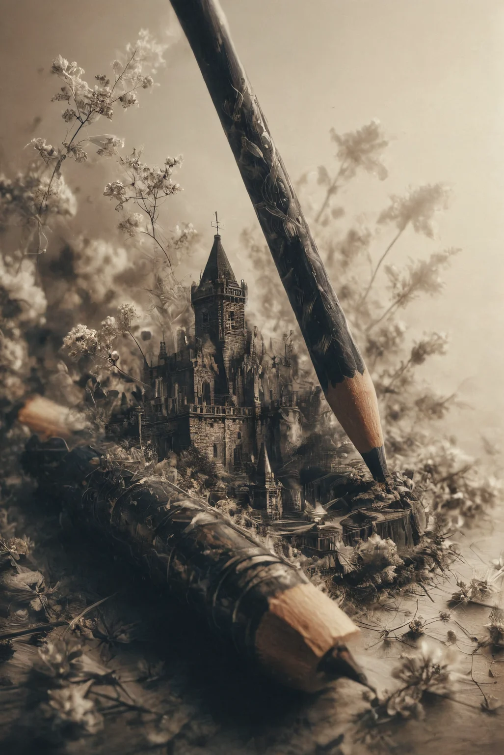 A mesmerizing and intricate scene of a pencil drawing an image of another pencil, which in turn is drawing yet another pencil.
<lora:add-detail-xl:2> <lora:MJ52:0.5> <lora:great_lighting:2> great lighting,
large depth of field, hyperdetailed photography, masterpiece, best quality, high quality, highres, ultra-detailed, best quality, 8K, high resolution, extreme detail, (outstanding composition:1.4), <lora:DoubleExposure:1> double exposure
