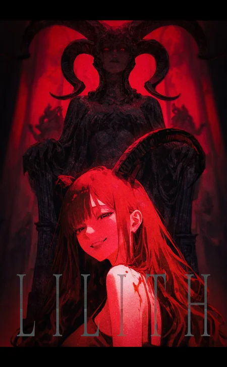 (black theme, red theme, blood theme:1.2), (chiaroscuro:1.2),
1girl, (by
noland,
:1.2), painting \(medium\), cinematic shot, safe,
newest, very awa, masterpiece, highres, detailed, hyper-detailed, year 2024, year 2023,
tall female, narrow waist, demon girl, (goat horns, black horns:1.2), solo, red sundress, indoors, looking at viewer, head tilt, smug, half-closed eyes, yandere, horizontal pupils, portrait, profile,
devil statue on background, blurry background, depth of field,
<lora:nhl-004:0.5> nhl-004, <lora:nhl-002-nai:0.5> nhl-002, <lora:nhl-001-20:0.5> nhl-001,