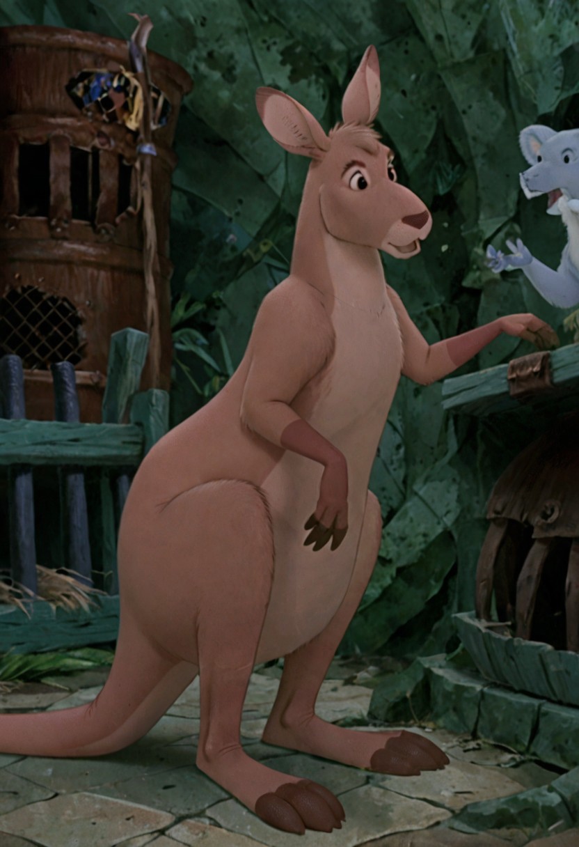 score_9, score_8_up, score_7_up, score_6_up, score_5_up, score_4_up, realistic, detailed face, detailed eyes, 1boy, solo
BREAK
r3d_RDU, Red Kangaroo, Kangaroo, brown fur, tan inner ears, dark brown toes, dark brown hands, kangaroo ears, animal focus, kangaroo feet, kangaroo tail,
BREAK
<lora:IndigoToonMix_Style:0.3> ITMStyle