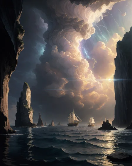 Claude Monet: (impressionist blur), (water reflections), (pastel harmony), (organic brushwork)Rocky coastline with twin sea caves lighthouse on stone whale's back,AI-dodged rooftop chase across megacity with trajectory overlay,Ball lightning: Plasma orbs drifting through charged thunderheads,
hyperrealistic surrealism,ultra-detailed,intricate textures,luminous colors,cinematic lighting,dramatic perspective,volumetric atmosphere,8k UHD,sharp focus, professional color grading,
<lora:extremely_detailed:0.8> extremely detailed,
<lora:DetailMaximizer:0.7>,
<lora:offset_0.2:0.7>,
<lora:add-detail-xl:0.3>,
<lora:aidmaMJ6.1_v0.5_2:0.7> aidmamj6.1,
<lora:Consistency Corrector XL:0.3>, Retrofuturism painting art style, nostalgic composition, combines retro aesthetics with futuristic elements, Baroque art style, dynamic composition, dramatic lighting, rich colors, intricate details, professional-grade execution, captures the grandeur and theatricality of the Baroque period