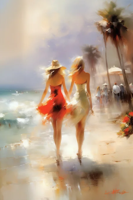 <lora:Willem Haenraets Style:1>Willem Haenraets Style - beautiful California beach