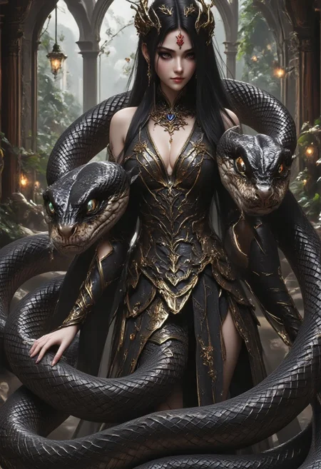 please for the love of god rate it PG for the damned challenge. NewFantasyCore, metal snake, metallic snake, snek, goth