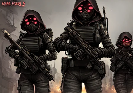 1girl, textless, best quality, war in Heaven, Archangel hit squad, ops in another world, ggffff666666