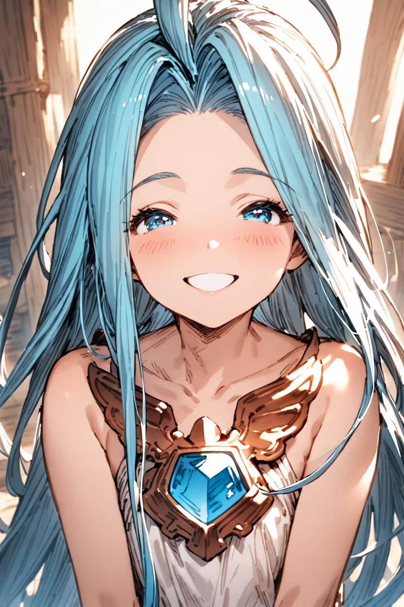 masterpiece, best quality, absurdres,
1girl, solo, happy, smile,
lyria \(granblue fantasy\),
<lora:lyria-XL:0.7>, clear eyes, <lora:ishikeiXL:0.1>