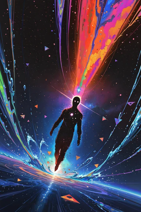 masterpiece, best quality, good quality, very aesthetic, absurdres, newest, 8K, dynamic angle
,stylized, (demonic invasion:1.05), (no human:1.35), surrealism,
(space age:1.05),space, astral plane, (triangles:1.15), from the game control, artbook illustration, biopunk, limited pallet, water flow,
light particles, colorful, strange geometry, world shifting, color shift, negative space, arcane and science mixed, spikes, tendrils, no tomorrow <lora:Vo1d_Sp3ctrum-final-v1:0.45> <lora:rdtdrp:1> <lora:horror_114558v4df2fsdf5:1>